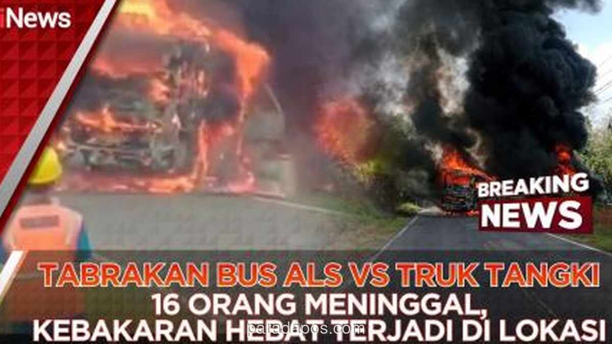 Tabrakan Bus ALS dan Truk Tangki di Muratara Tewaskan 16 Orang, Dipicu Percikan Api