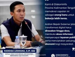 Digitalisasi Kalteng Tembus Panggung Nasional, Masuk Nominasi Digital Innovation Awards 2026