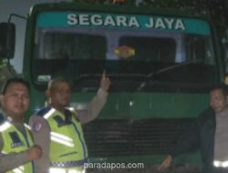 Dua Truk Trailer Melawan Arah di Cakung Cilincing Diamankan Polisi, Sopir Ditilang