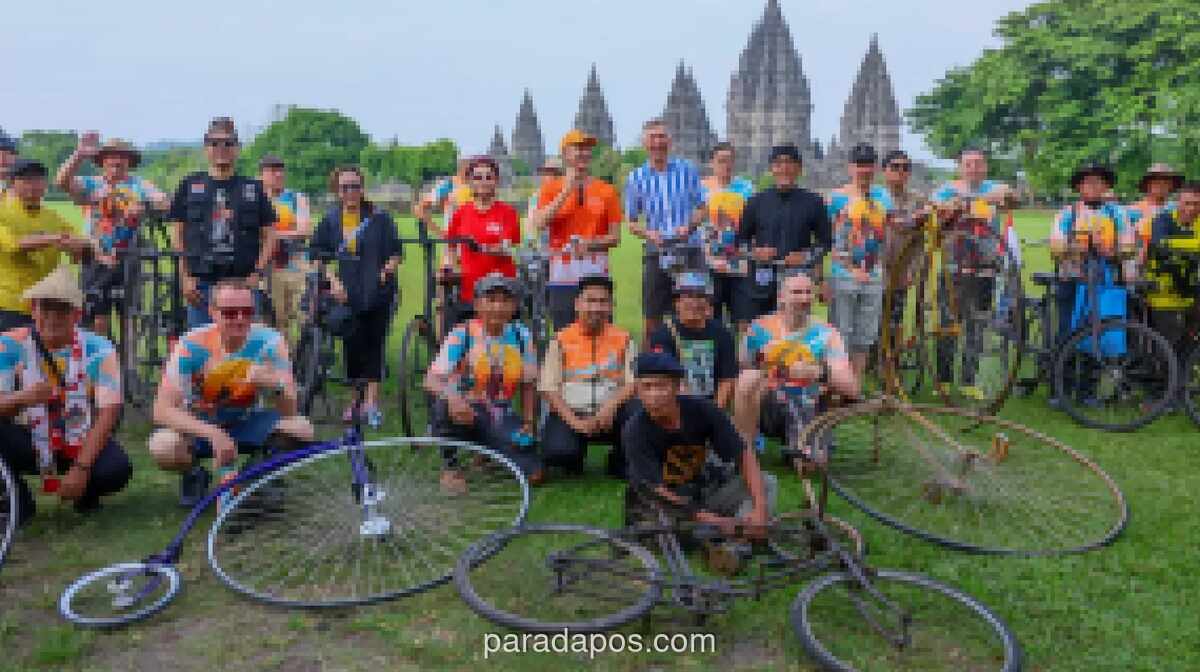 Puluhan Dubes dan 40 Negara Ramaikan IVCA 2026 di Prambanan, Gowes Onthel Dorong Wisata Ramah Lingkungan