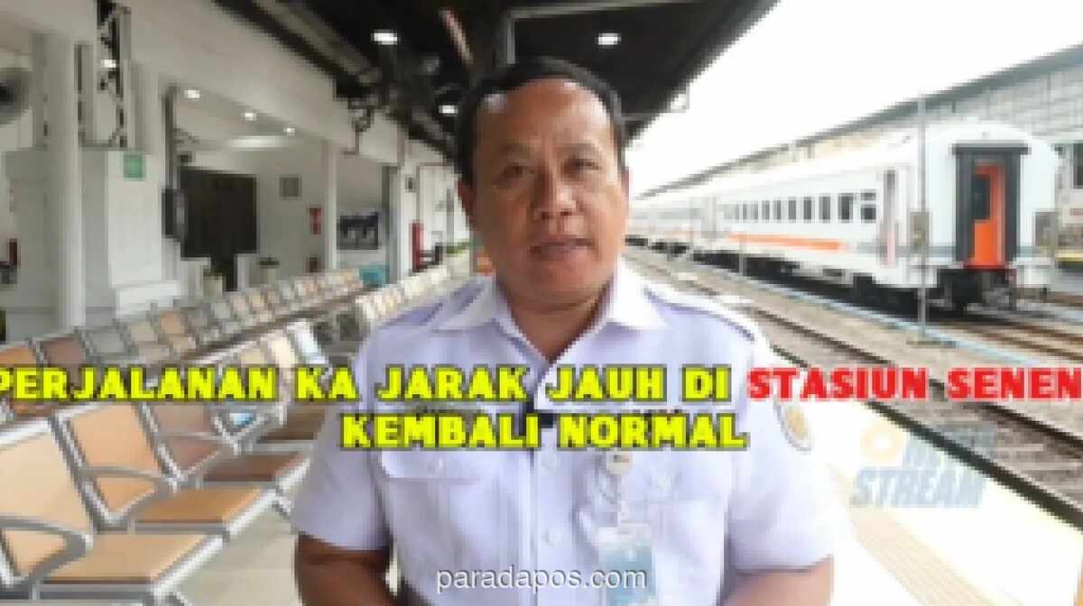 Operasional KA Jarak Jauh di Stasiun Pasar Senen Kembali Normal Usai Evakuasi Anjlokan