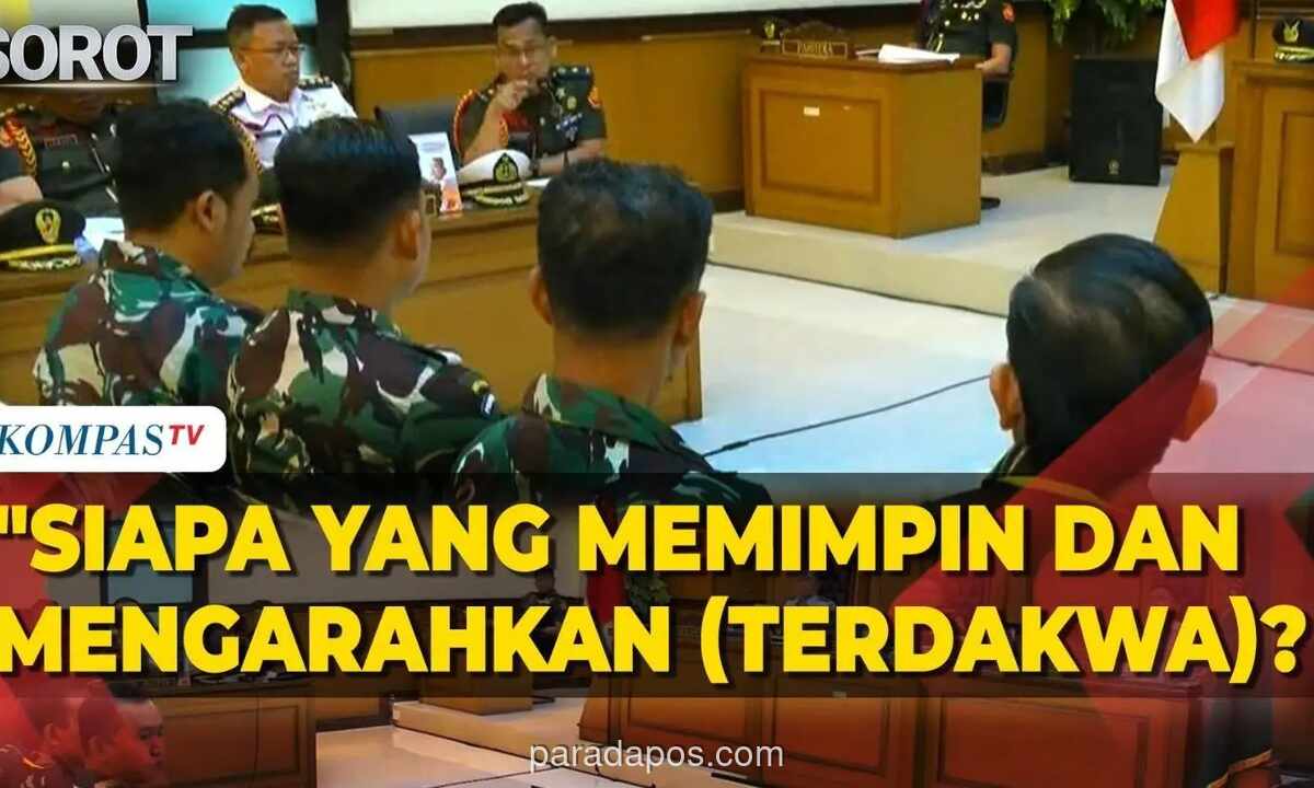 Oditur Militer Gali Rantai Komando di Balik Penyiraman Air Keras ke Aktivis KontraS