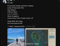 Penjualan Pulau Katang Rp65 Miliar Viral, Pemerintah Tegaskan Pulau di Indonesia Tak Boleh Dimiliki Perorangan