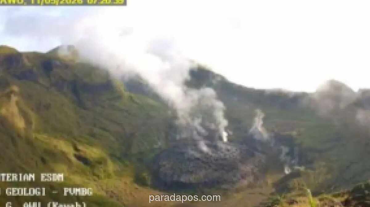 Aktivitas Seismik Gunung Awu Meningkat, Rata-rata Gempa Vulkanik Dangkal Capai 21 Kali Per Hari