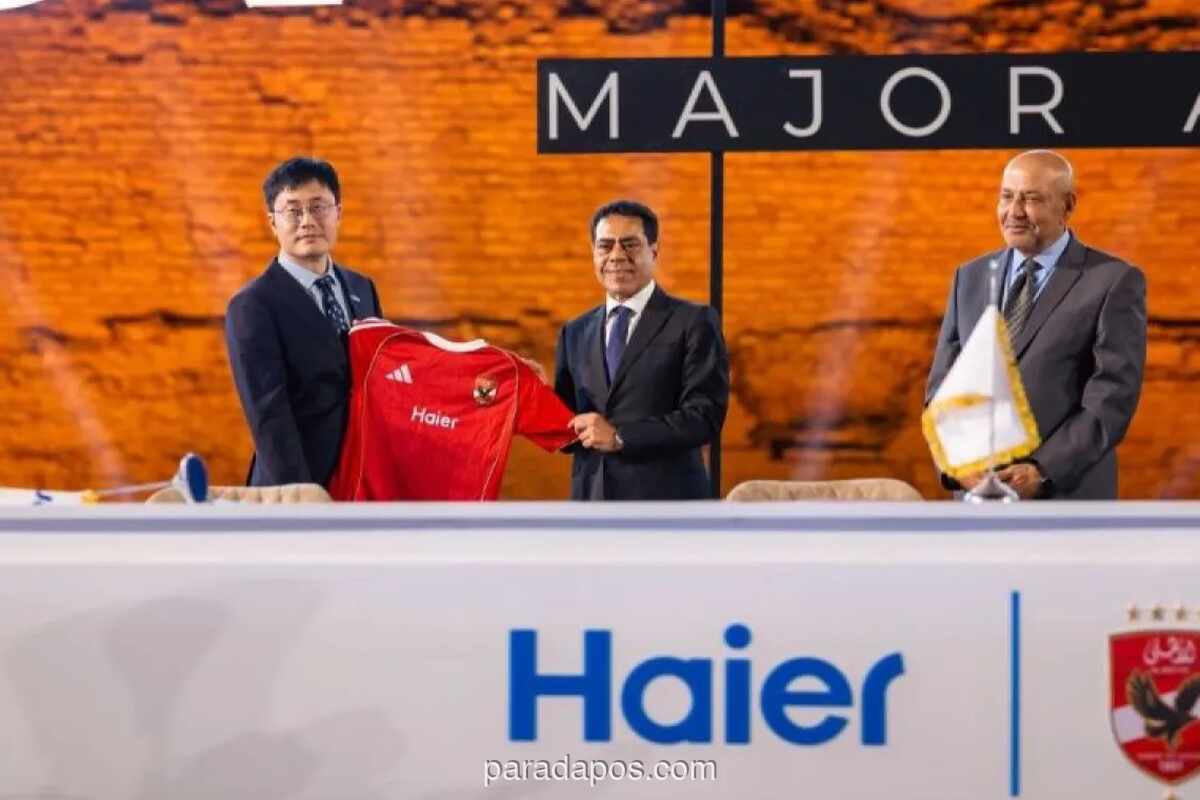 Haier Resmi Jadi Sponsor Utama Al Ahly FC, Perkuat Ekspansi Manufaktur di Mesir