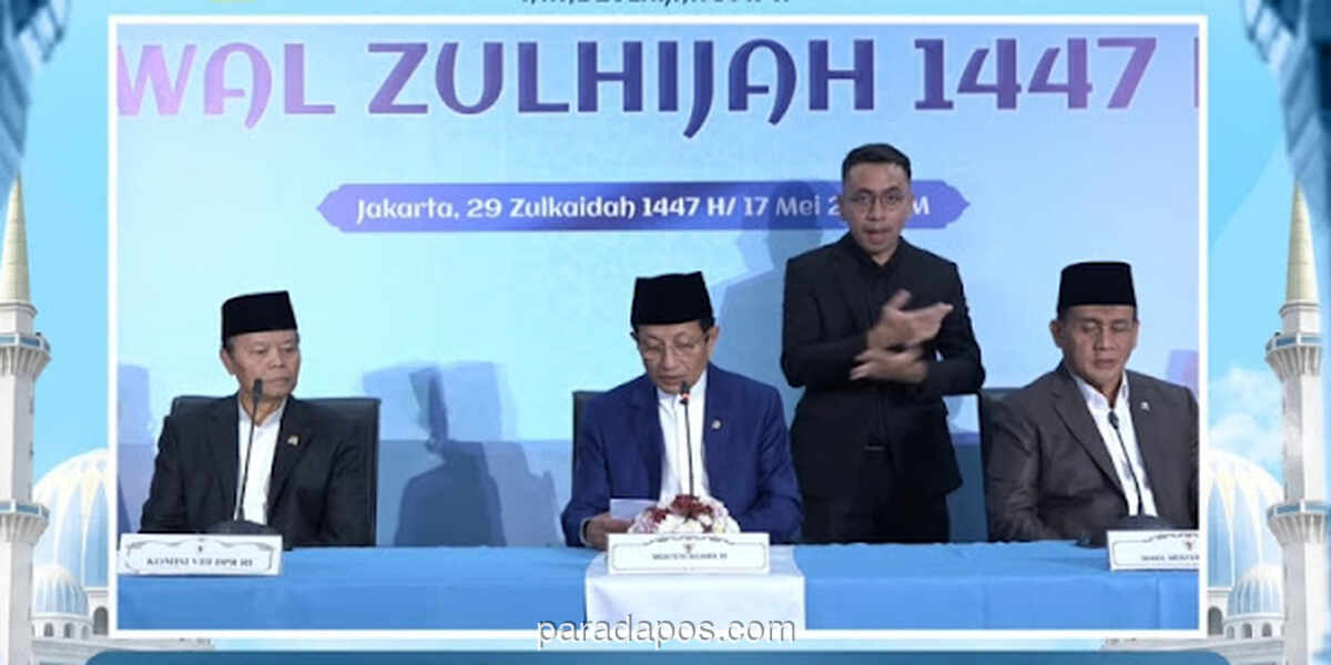 Pemerintah Tetapkan Iduladha 1447 H Jatuh pada 27 Mei 2026