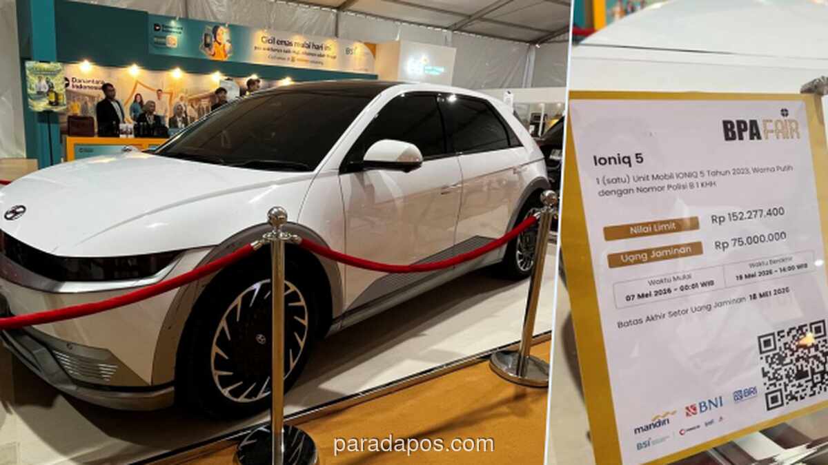BPA Fair 2026: Hyundai Ioniq 5 Bekas Rampasan Dilelang Rp 153 Juta, Tanpa BPKB dan STNK