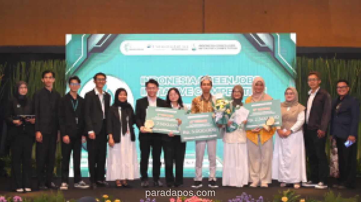 Kompetisi Green Jobs 2026 Lahirkan Tiga Greenpreneur Muda Terbaik dari 300 Peserta