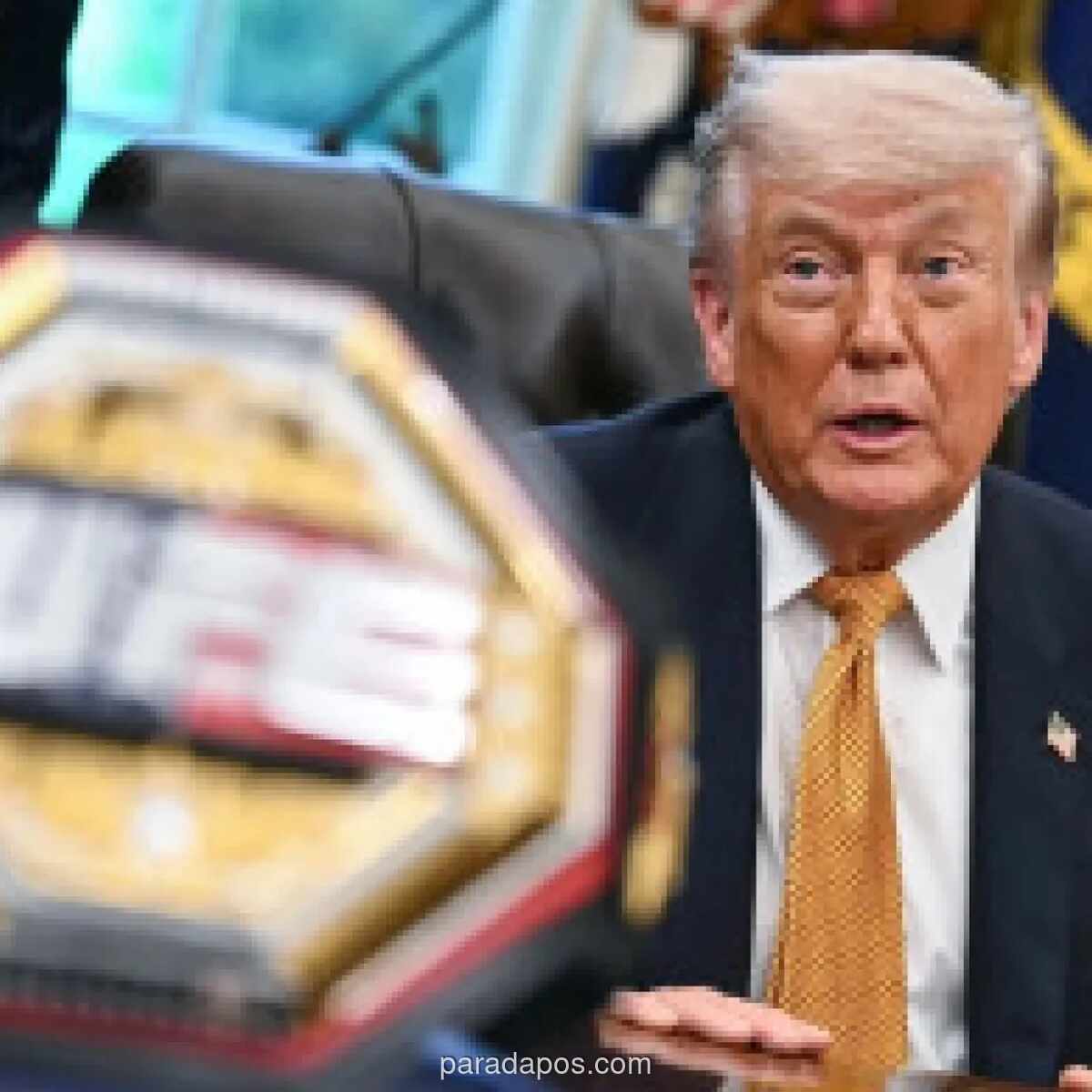 Trump Gelar UFC Freedom 2026 di Halaman Gedung Putih, Kursi Khusus untuk Militer AS