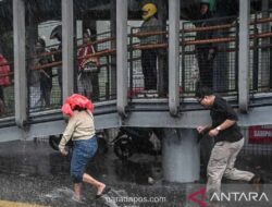 Jakarta bakal dilanda hujan pada Minggu sore