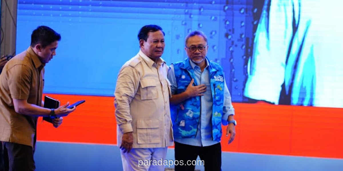Prabowo Tegur Zulkifli Hasan di Depan Publik, Pengamat: Itu Teguran Halus, Bukan Sinyal Reshuffle