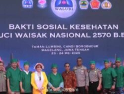 Ribuan Warga Padati Pengobatan Gratis di Candi Borobudur Jelang Puncak Perayaan Waisak 2026