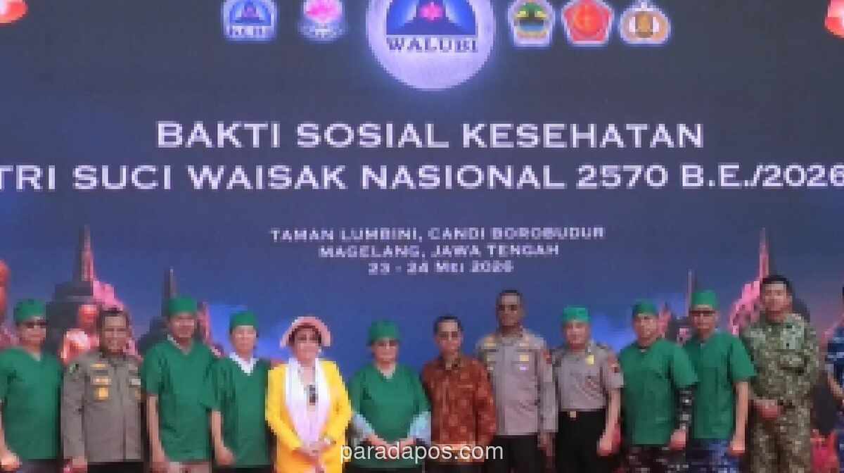 Ribuan Warga Padati Pengobatan Gratis di Candi Borobudur Jelang Puncak Perayaan Waisak 2026