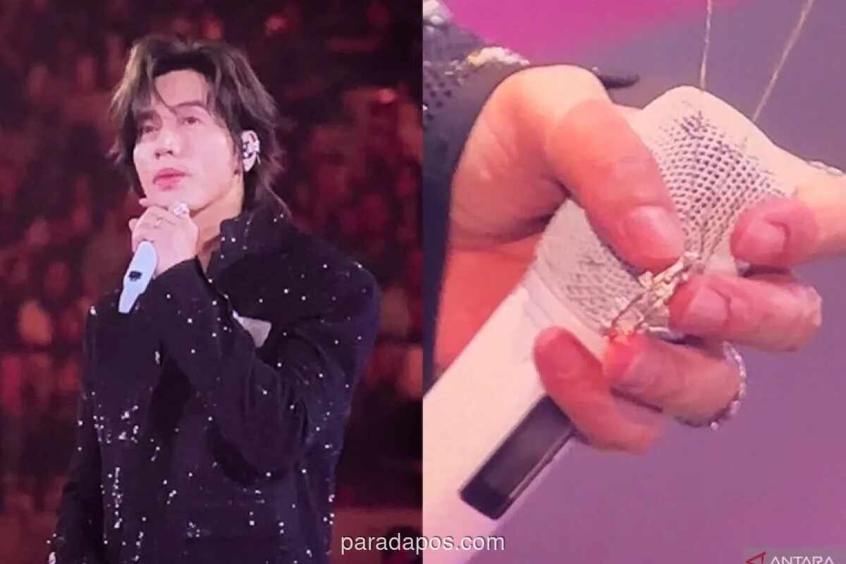 Jerry Yan Tersedu Kenang Barbie Hsu di Konser Reuni F4 Jakarta, Genggam Kalung Ikonik Meteor Garden