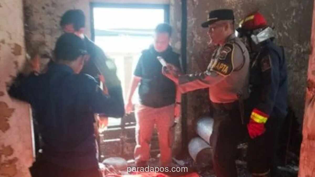 Kebakaran Bengkel Las di Cikupa Tewaskan Seorang Wanita Muda, Polisi Selidiki Percikan Api