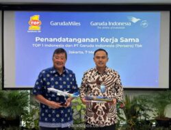 Garuda Indonesia dan Top 1 Jalin Kerja Sama, Anggota GarudaMiles Dapat 150 Poin Tambahan Lewat Servis Kendaraan