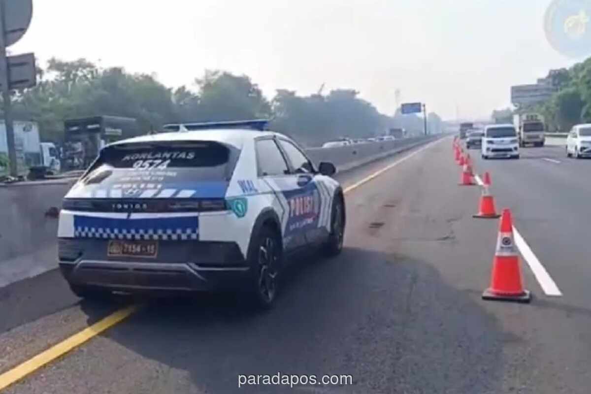 Contraflow Diberlakukan di Tol Jakarta-Cikampek KM 55–65 untuk Atasi Kepadatan Arus Libur Panjang