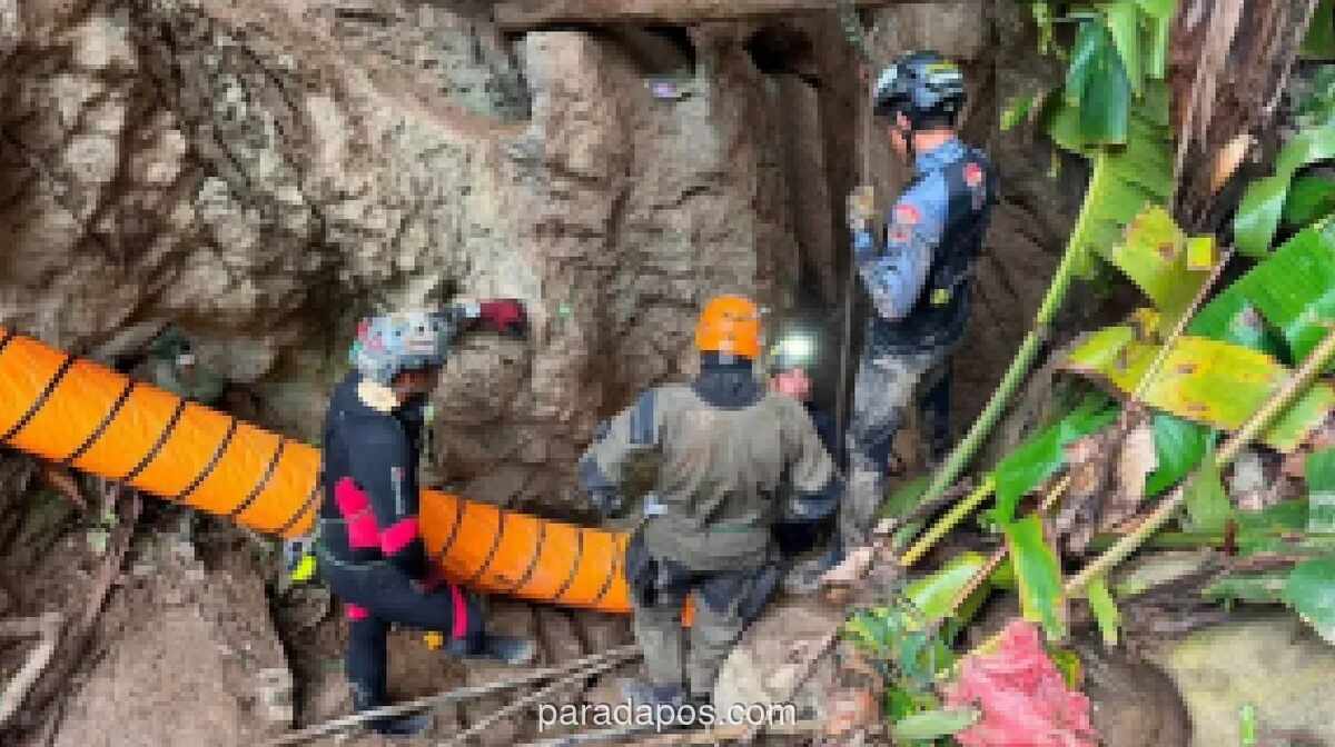 Tim Penyelamat Gabungan Laos-Thailand Temukan Lima dari Tujuh Pencari Emas yang Terjebak di Gua Xaisomboun
