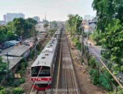Gangguan Lokomotif di Stasiun Pasar Senen, KRL Cikarang Line Alami Rekayasa Perjalanan