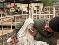 Tentara Israel Masukkan Rokok ke Mulut Patung Bunda Maria di Lebanon Selatan, Picu Kemarahan Umat Katolik