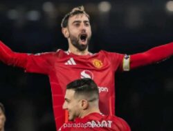 Manchester United Amankan Posisi Ketiga Klasemen Liga Inggris Usai Kalahkan Nottingham Forest 3-2