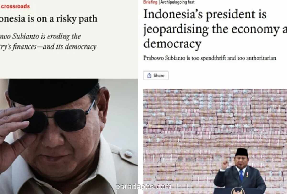 The Economist Soroti Gaya Kepemimpinan Prabowo: Sentralisasi Kekuasaan hingga Pembengkakan Belanja Negara