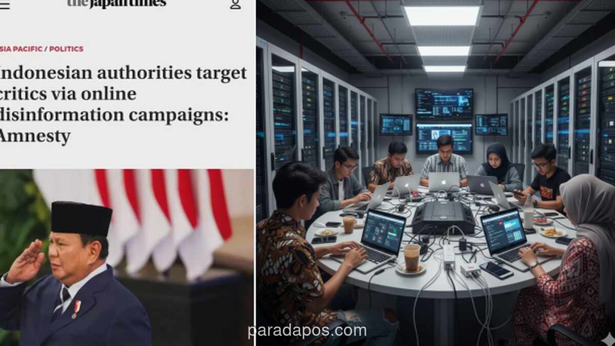 Amnesty Tuding Pemerintahan Prabowo Gunakan Disinformasi Daring untuk Bungkam Kritik