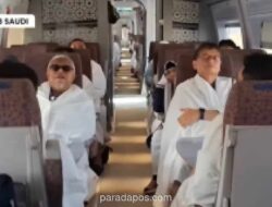 173 Calon Haji ESQ Tours Gunakan Kereta Cepat Haramain dari Madinah ke Makkah