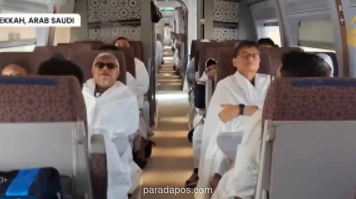 173 Calon Haji ESQ Tours Gunakan Kereta Cepat Haramain dari Madinah ke Makkah
