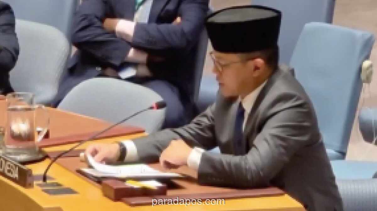 Menlu Sugiono Sorot Penerapan Selektif Hukum Internasional di Sidang DK PBB