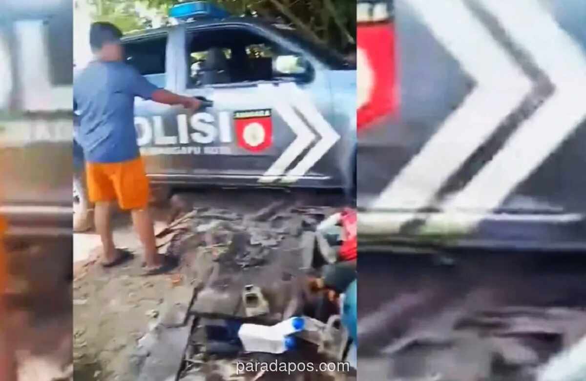 Mobil Dinas Kapolsek Waingapu Tabrak Bengkel di Sumba Timur, Enam Warga Luka-Luka
