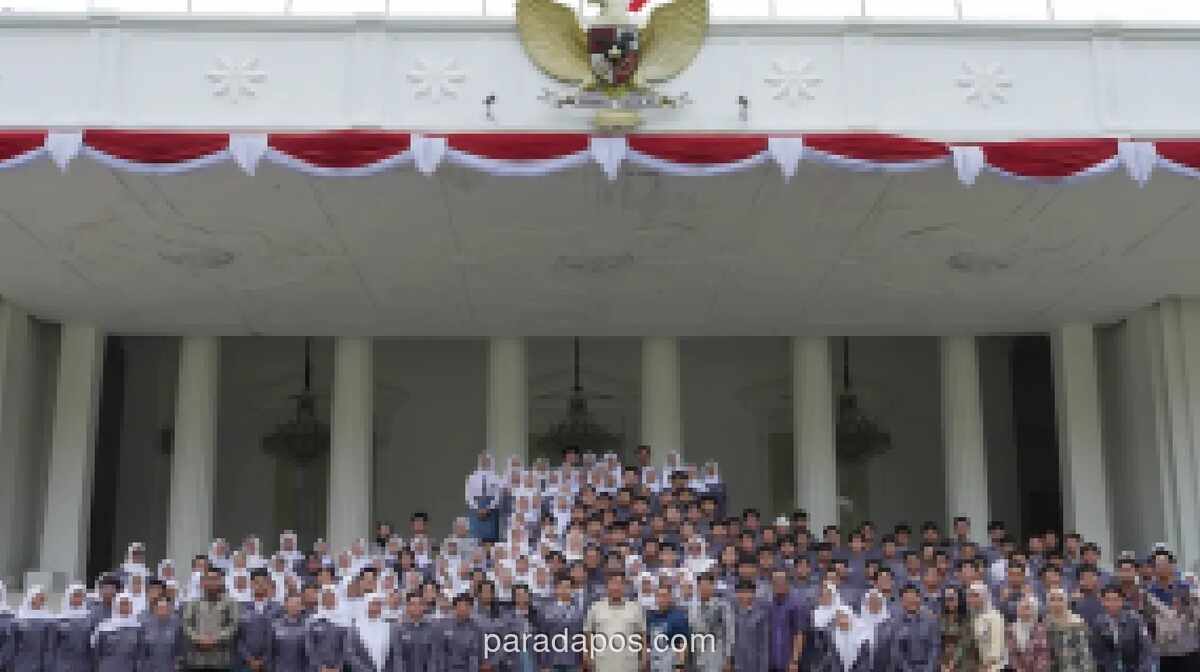 Ratusan Pelajar Jawa Barat Serbu Istana, Teriak Rakyatmu Mencintaimu ke Prabowo
