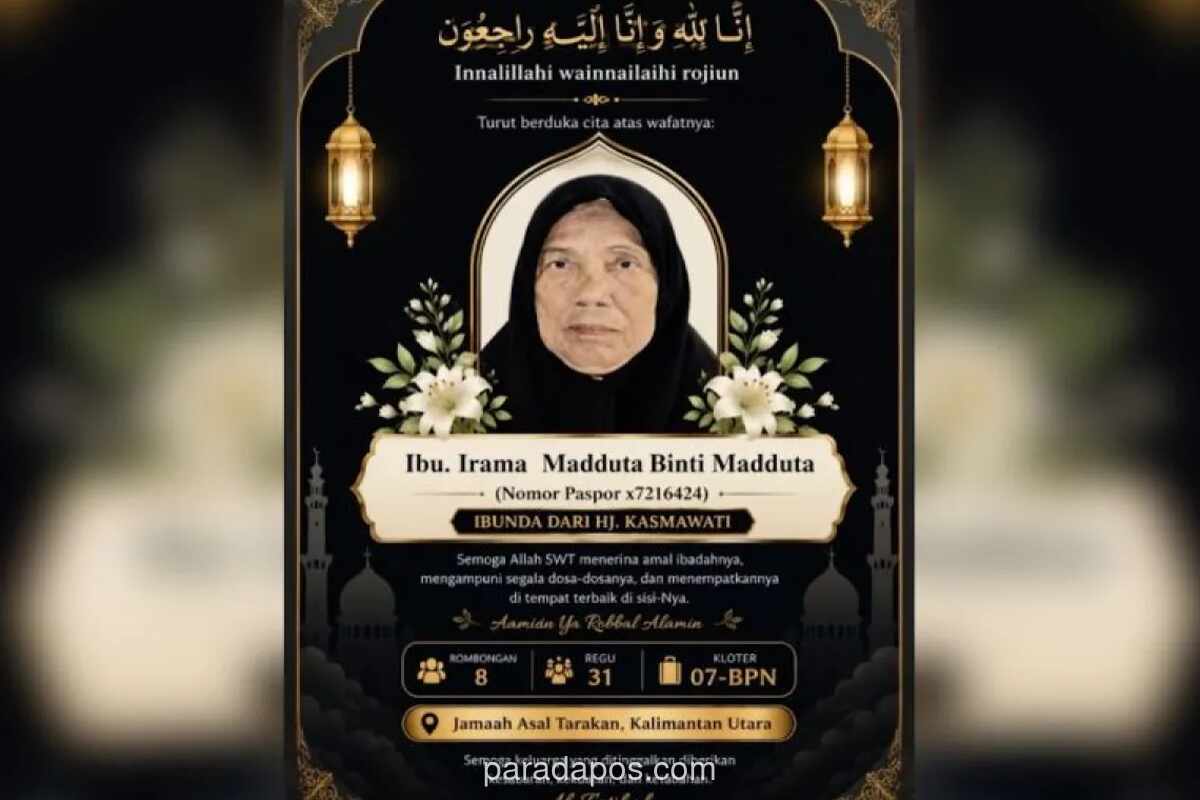 Calon Haji Asal Tarakan Meninggal di Penginapan Makkah Saat Bersiap Menuju Arafah