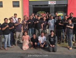 Penampakan 4 Pembunuh Lansia di Pekanbaru Usai Ditangkap Polisi