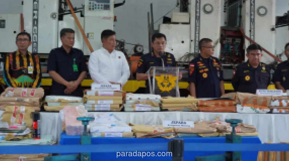 Bea Cukai dan BAIS TNI Bongkar Jaringan Pita Cukai Palsu di Jateng, Negara Dirugikan Rp570 Miliar