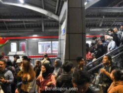 Percikan Api di Tiang Listrik Penyebab Terganggunya KRL Rangkasbitung