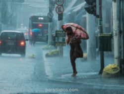 BMKG Peringatkan Hujan Lebat hingga Sangat Lebat di Sejumlah Wilayah Indonesia 6-8 Mei 2026