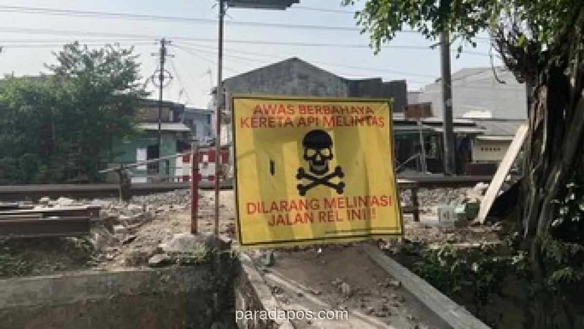 KAI Tutup Perlintasan Liar di Tebet Demi Cegah Kecelakaan