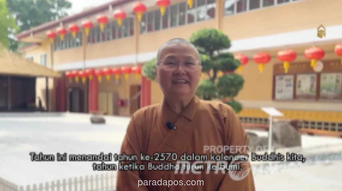 Venerable Jue Cheng Ajak Umat Buddha Teladani Welas Asih Buddha dan Prioritaskan Pendidikan Generasi Muda di Hari Waisak