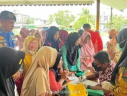 Polairud Riau Salurkan Bansos dan Buka Klinik Terapung di Pesisir Indragiri Hilir