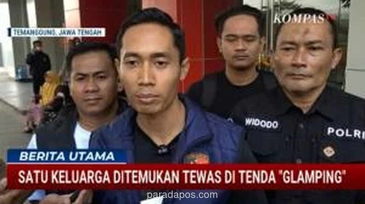 Polis Kirim Sampel Makanan ke Labfor Usai Satu Keluarga Tewas di Area Kemah Temanggung