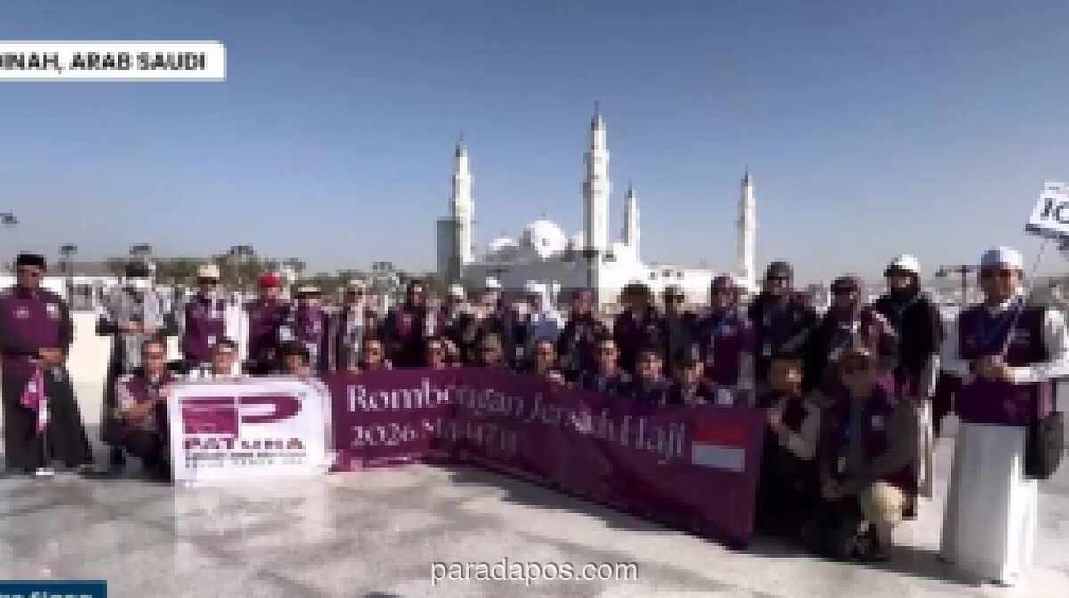 Ratusan Calon Haji Patuna Travel Awali Ibadah di Tanah Suci dengan Ziarah ke Masjid Quba