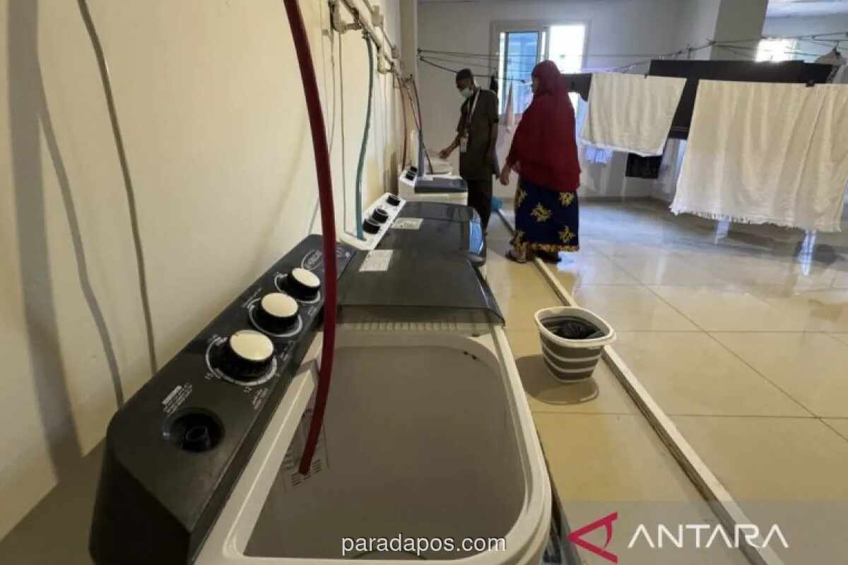 PPIH Pastikan Fasilitas Mencuci dan Menjemur Pakaian Jamaah Haji di Hotel Makkah Terpenuhi