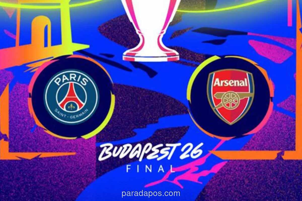 PSG dan Arsenal Berebut Gelar Liga Champions di Final Budapest