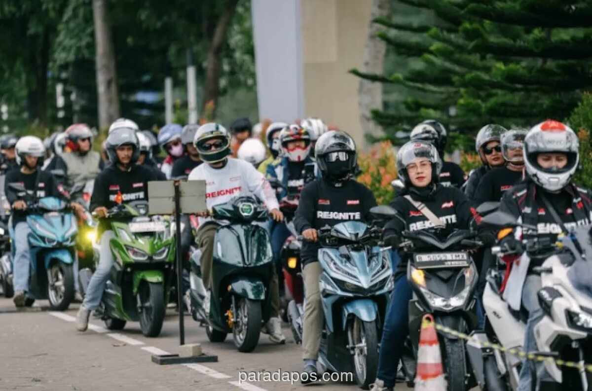 Ratusan Rider Matic Modifikasi Ramaikan Bogor Ride Bersama Motul dan NSA Autoparts