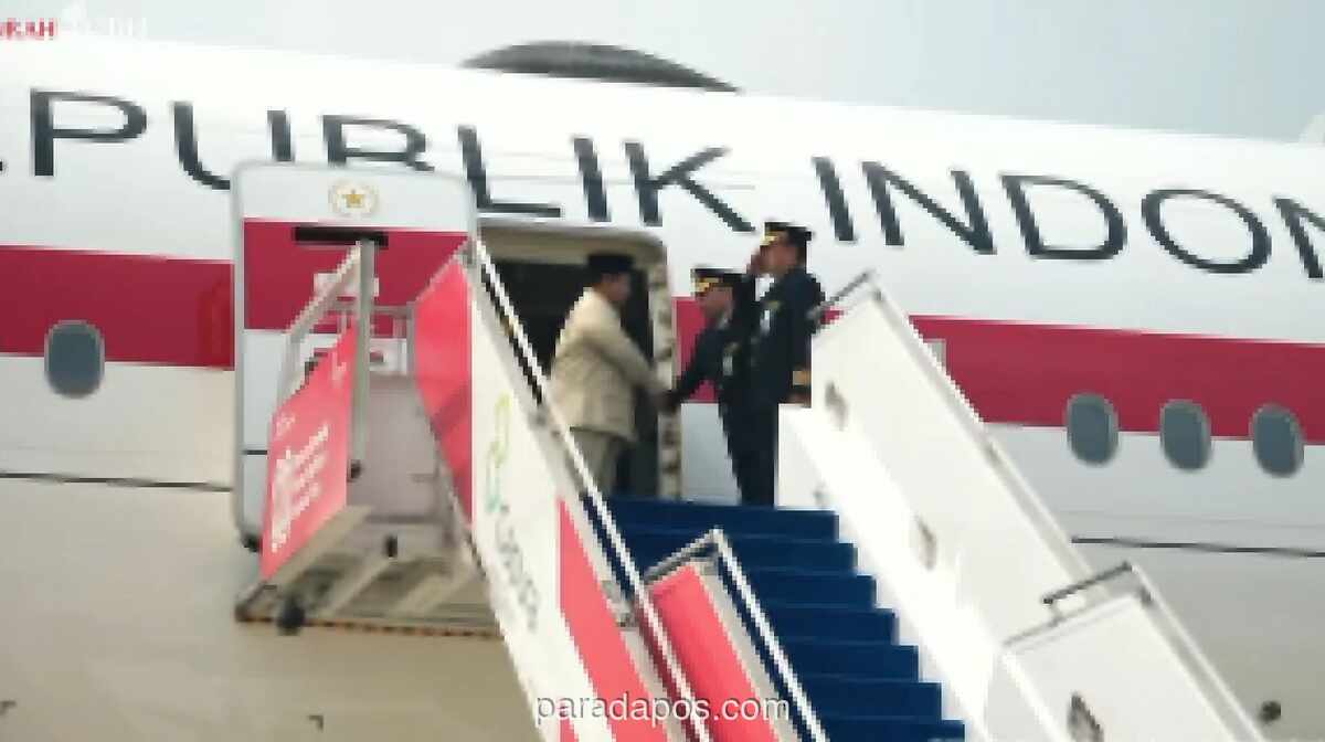 Presiden Prabowo Tiba di Jakarta Usai Kunjungan Kerja ke Prancis, Bahas Lima Isu Strategis dengan Macron