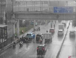 Senin, Jakarta diprediksi hujan ringan pada pagi hingga sore hari