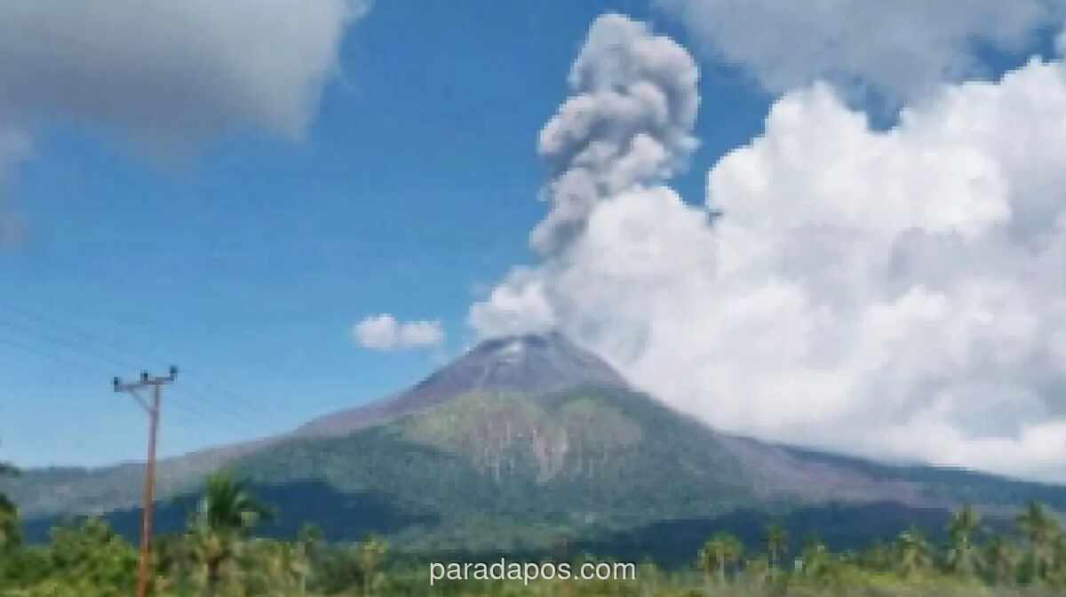 BNPB Perpanjang Status Tanggap Darurat Erupsi Gunung Lewotobi Laki-laki hingga Juni 2026
