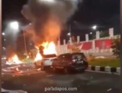 Kerusuhan Pecah di Stadion Mandala Usai Persipura Gagal Promosi, Dua Mobil Dibakar