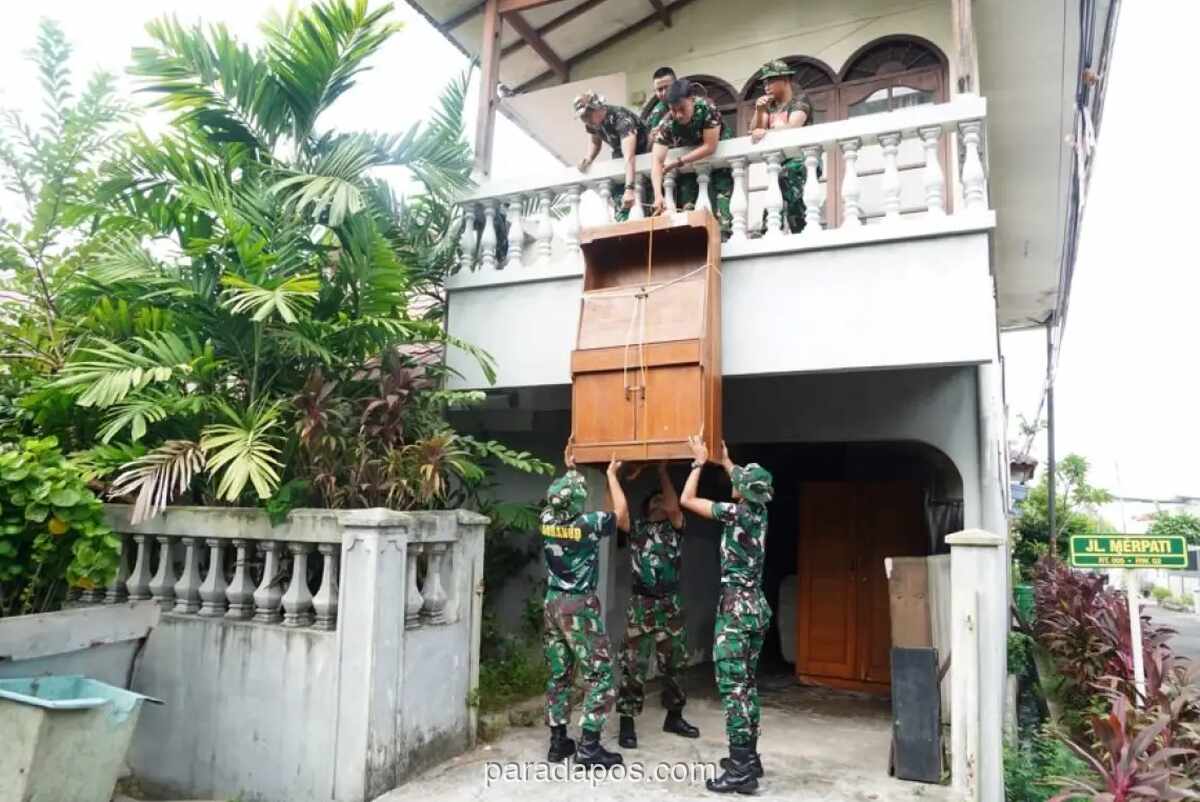 TNI Tertibkan 12 Rumah Dinas Slipi yang Ditempati Anak Purnawirawan untuk Prajurit Aktif
